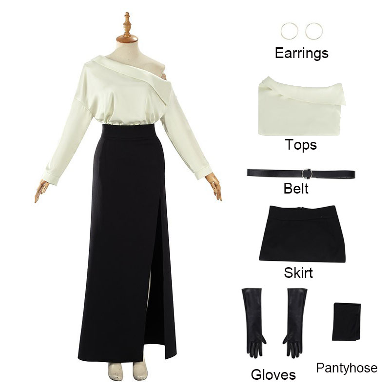 Formal Wear Women Us - Fantasia de Cosplay Grace do Jogo