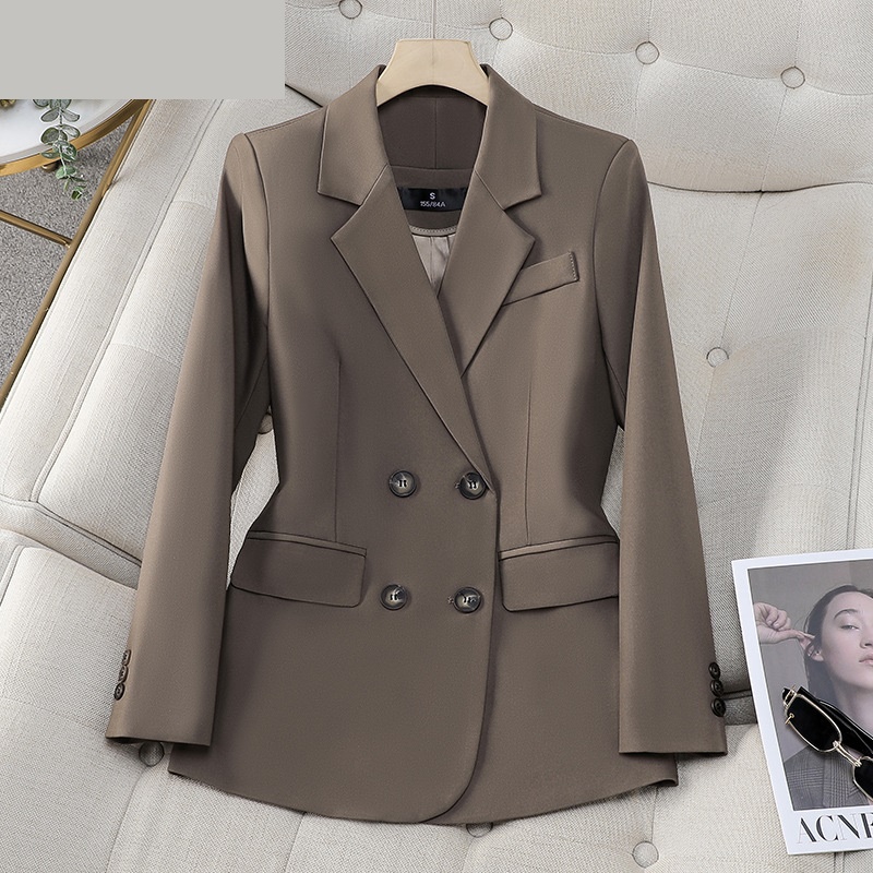 Women Formal Wear With Black Blazer - Blazer trespassado feminino, blazer feminino, preto,
