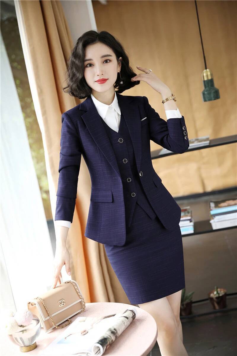 Women Formal Wear Vest - Ternos formais de tecido de alta