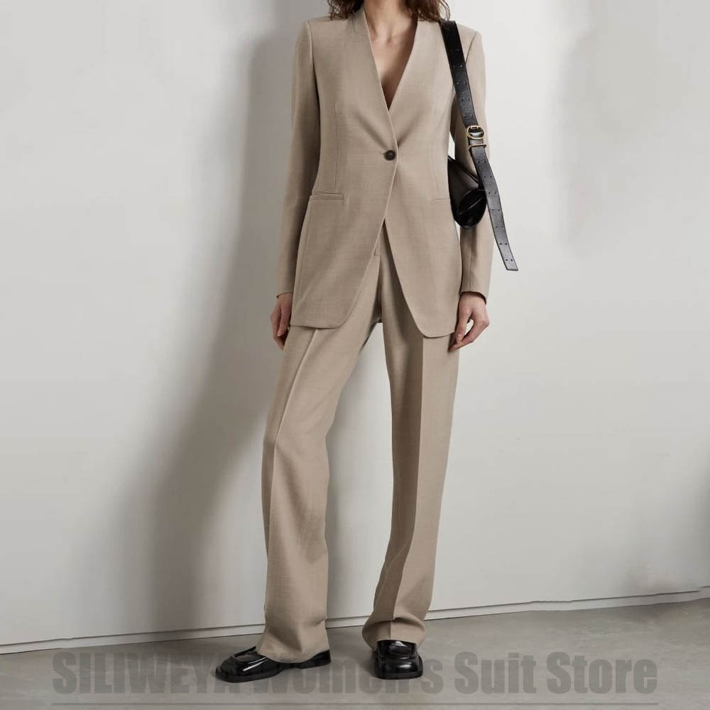Formal Wear Women Us - Terno feminino moda decote em v