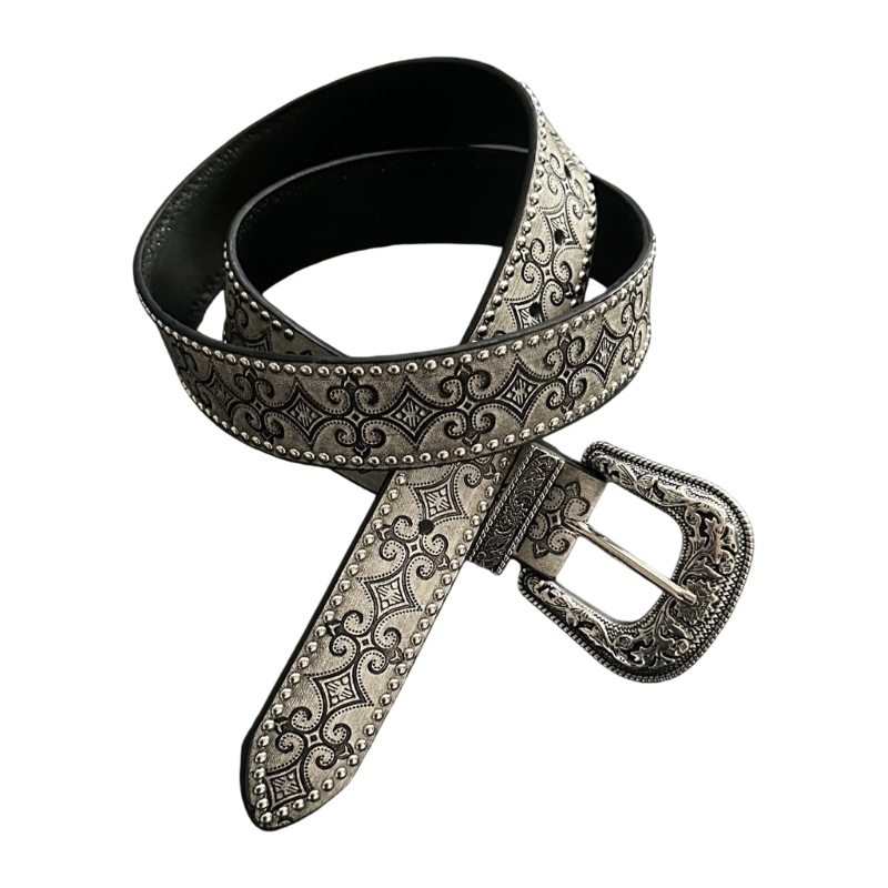 Women Formal Wear Western - X7xb cinto rebites com padrão ocidental