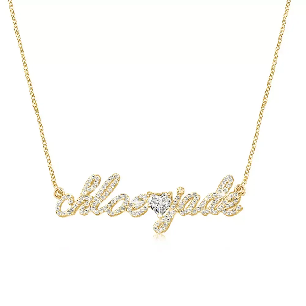 Colar com nome de diamante per - Women'S Formal Wear Names avaliação e preço