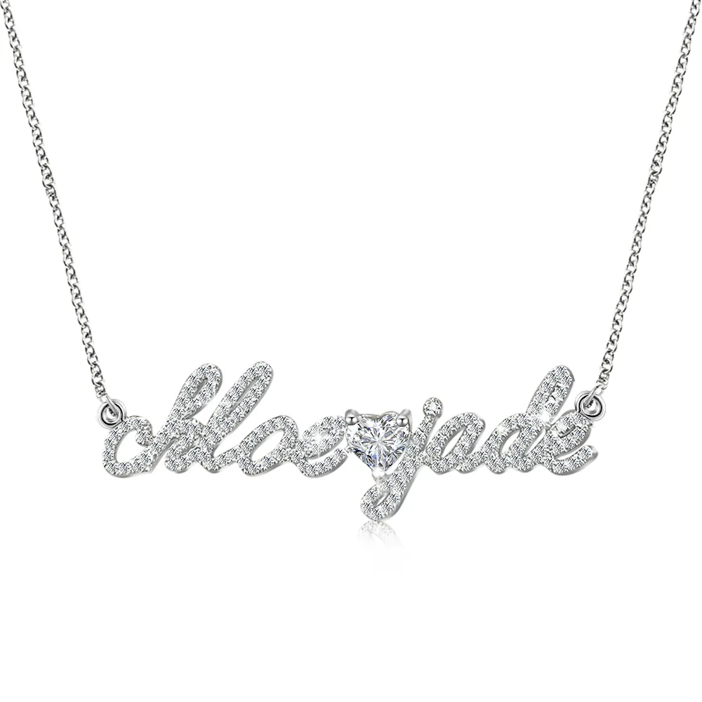 Colar com nome de diamante per - Women'S Formal Wear Names avaliação e preço