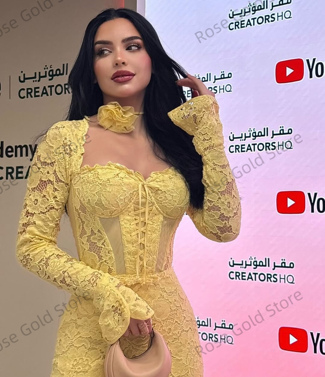 Novo amarelo sereia vestidos d - Women Formal Wear Dubai avaliação e preço