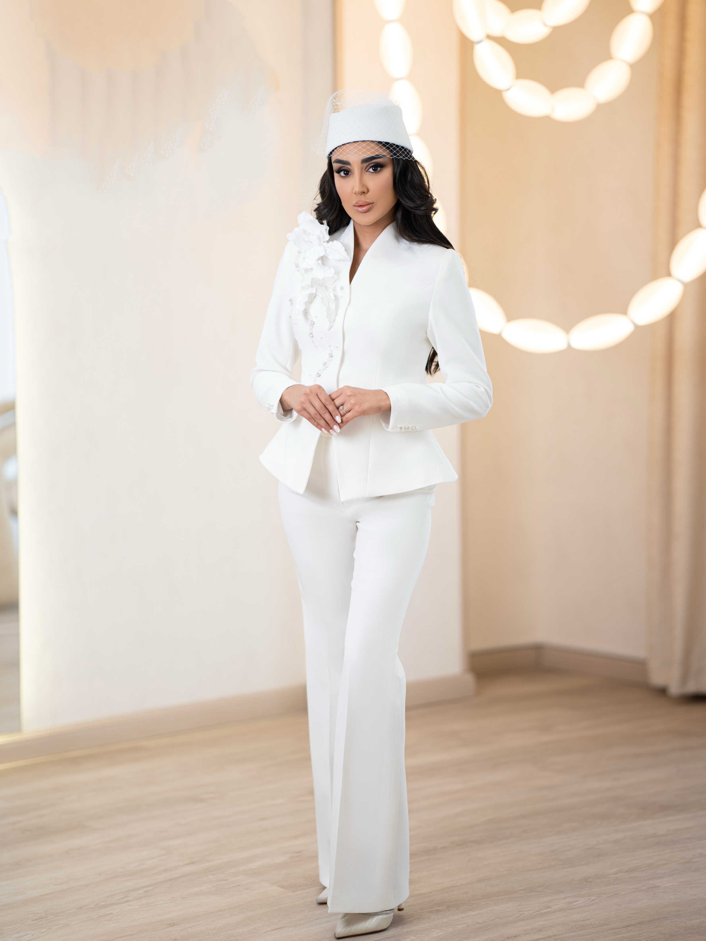 Conjuntos de Blazer e Saia par - Women'S Formal Wear Wedding Guest avaliação e preço