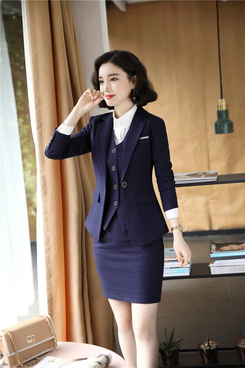 Ternos formais de tecido de al - Women Formal Wear Vest avaliação e preço