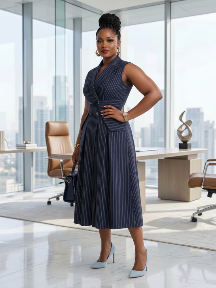 Vestido Midi Plus Size Sem Man - Women Formal Wear For Summer avaliação e preço
