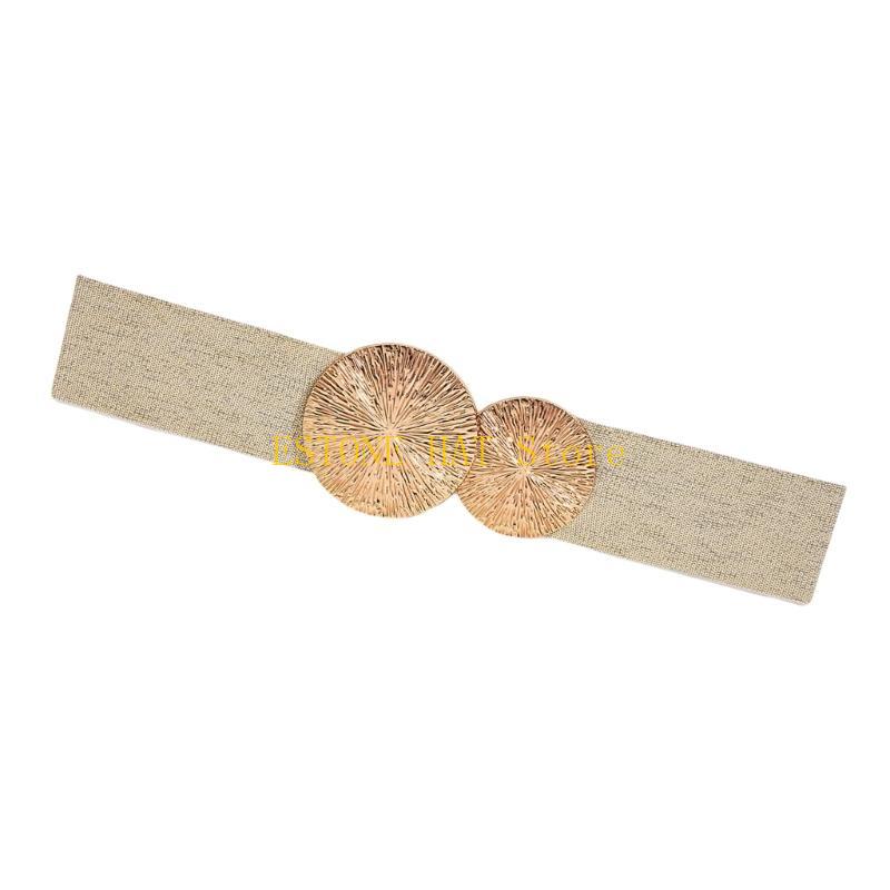49MF Cinto elástico feminino 6 - Women Formal Wear Belt avaliação e preço