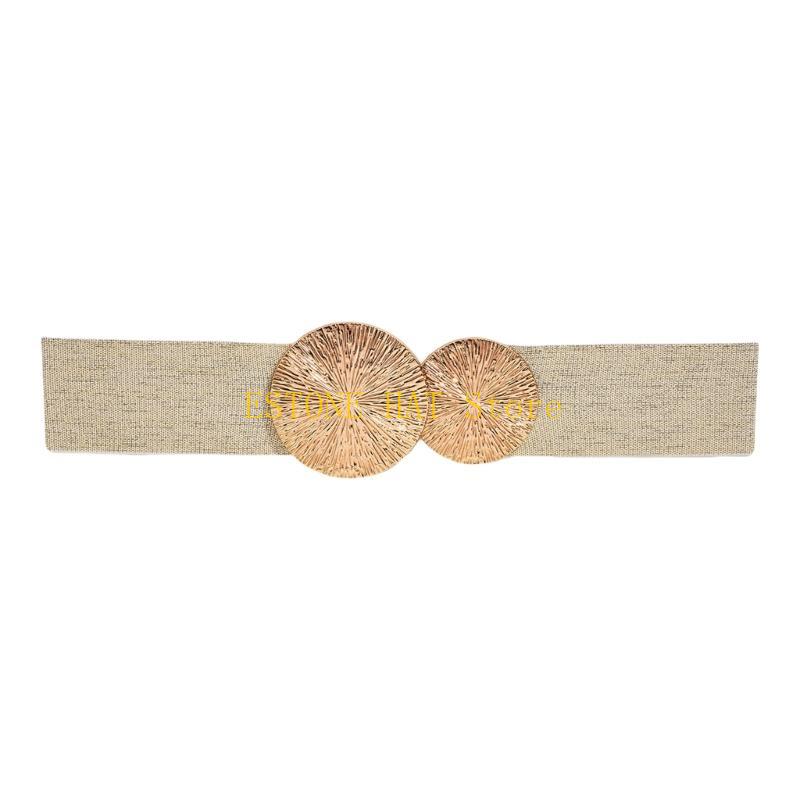 49MF Cinto elástico feminino 6 - Women Formal Wear Belt avaliação e preço