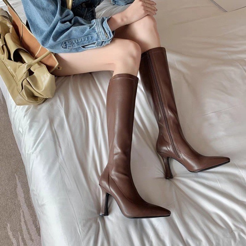 Botas Femininas de Cano Alto c - Women Formal Wear Footwear avaliação e preço