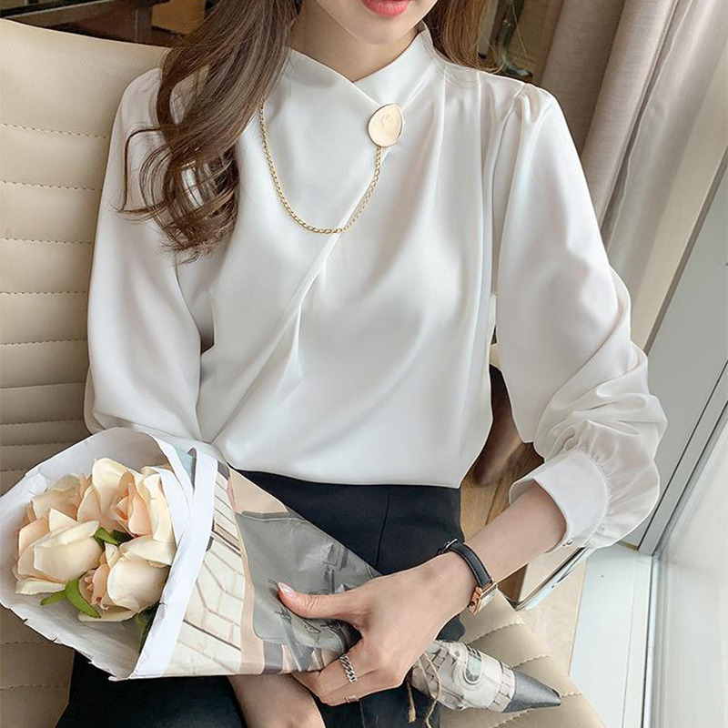 Cor sólida elegante manga long - Women Formal Wear Winter avaliação e preço