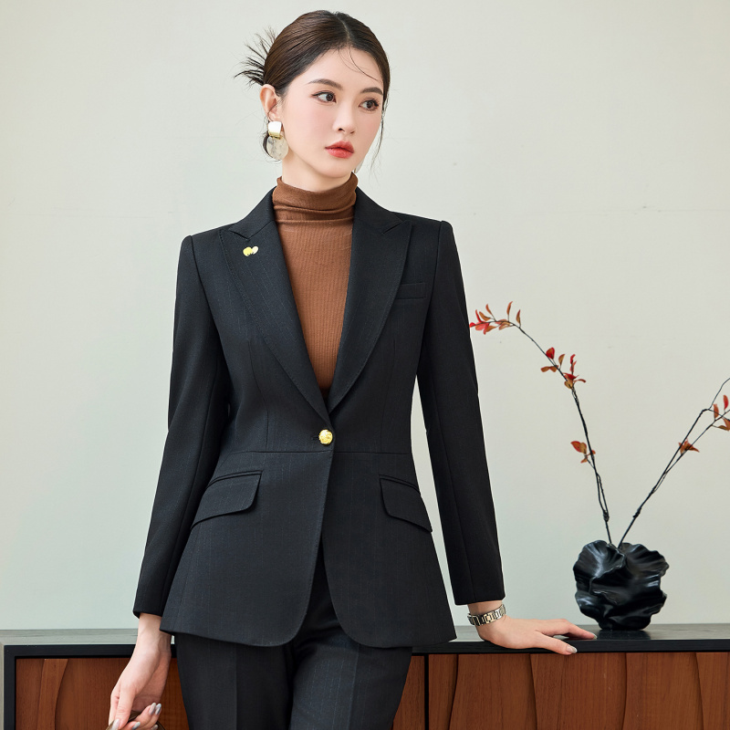 Conjunto de terno vermelho par - Women Formal Wear Winter avaliação e preço