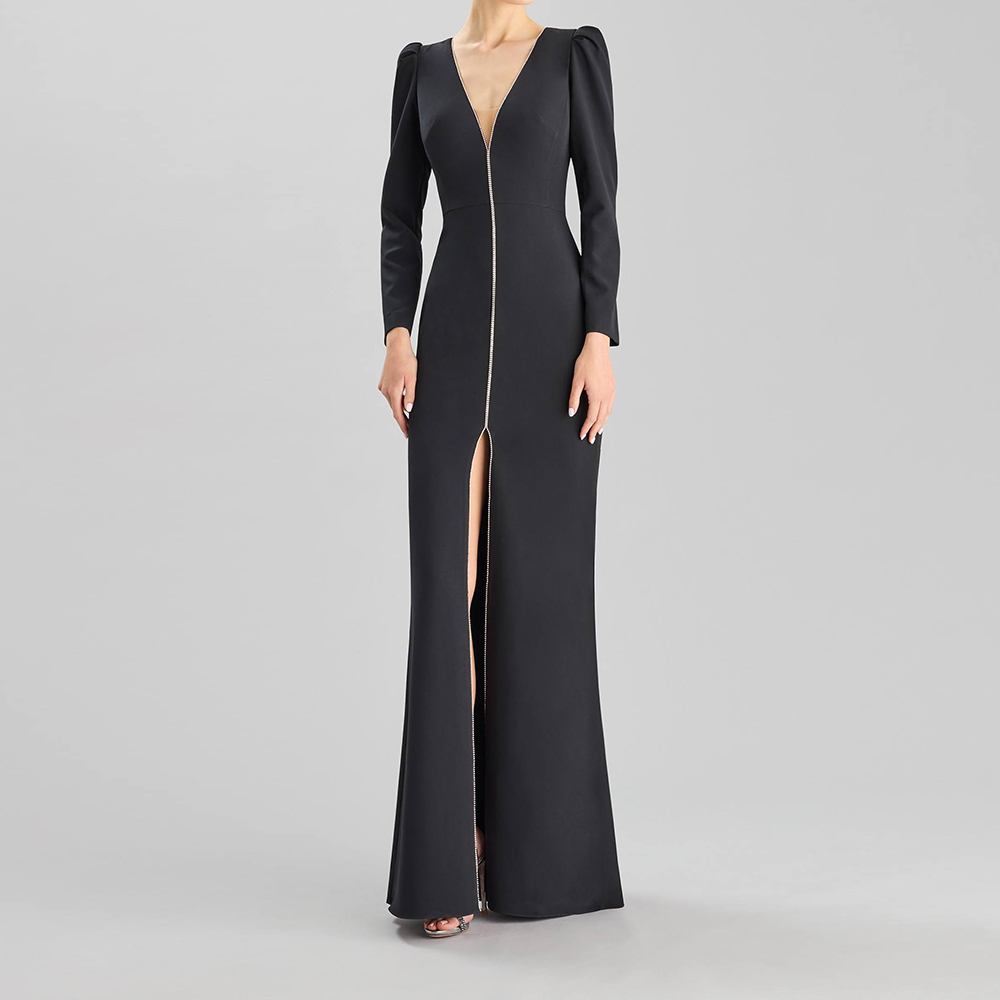 Vestidos de Noite com Manga Lo - Women'S Formal Wear Wedding Guest avaliação e preço