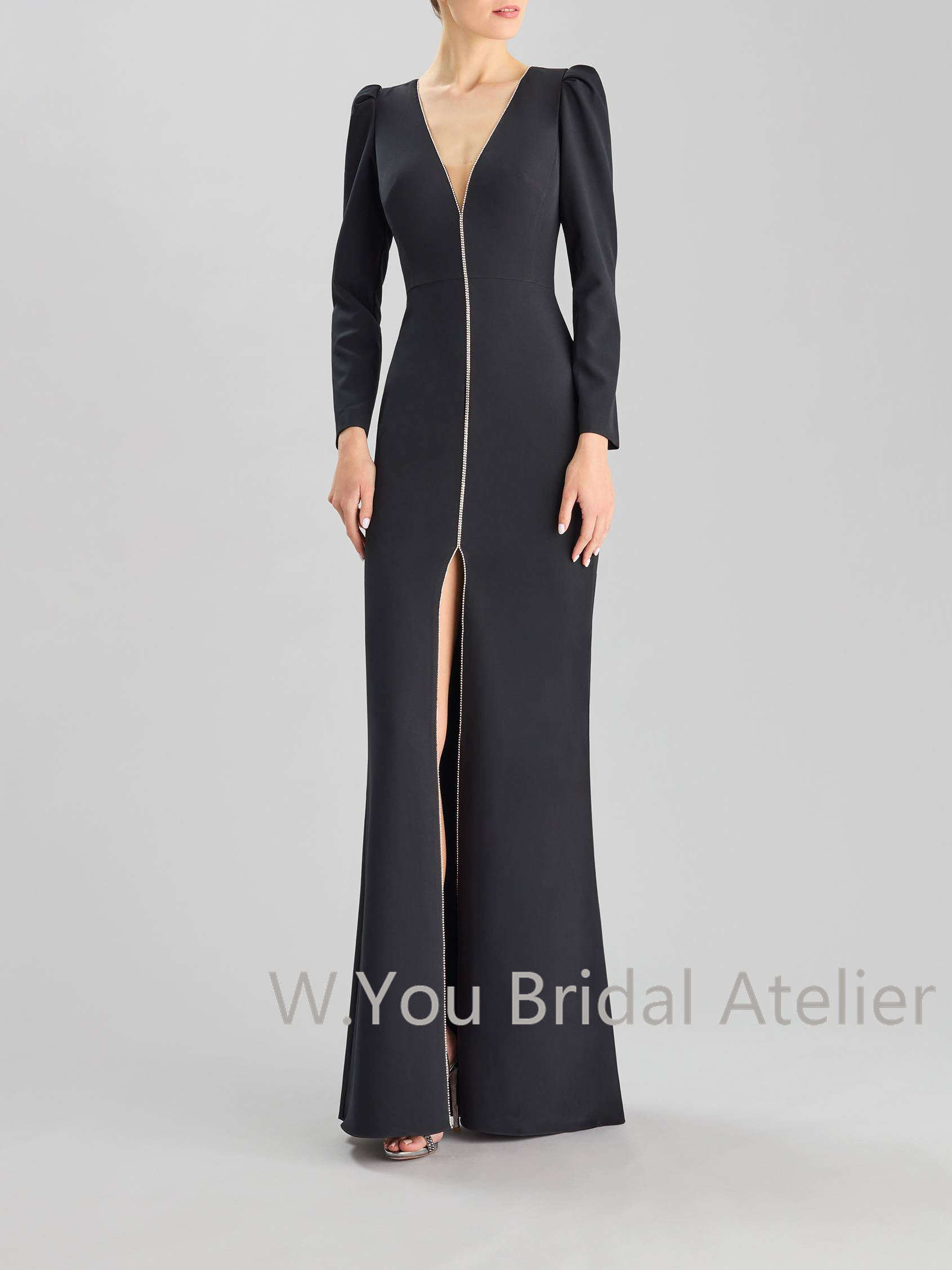 Vestidos de Noite com Manga Lo - Women'S Formal Wear Wedding Guest avaliação e preço