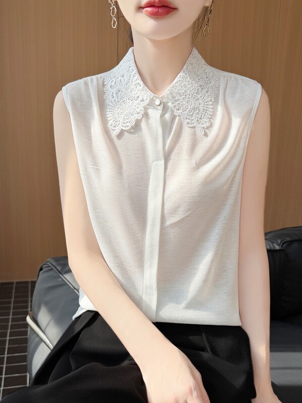 Camiseta Tricotada Sem Mangas  - Women Formal Wear Vest avaliação e preço